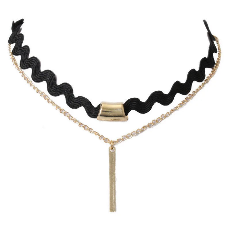 Style 10 - Velvet Lace Choker Necklace - Gothic Boudoir Jewelry - Women's Black Velvet Necklace