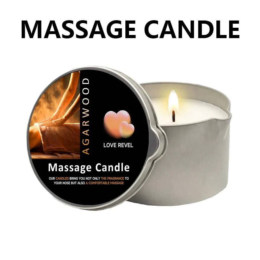 Agarwood Massage Candle - Essential Oil - SpicyAccessoires