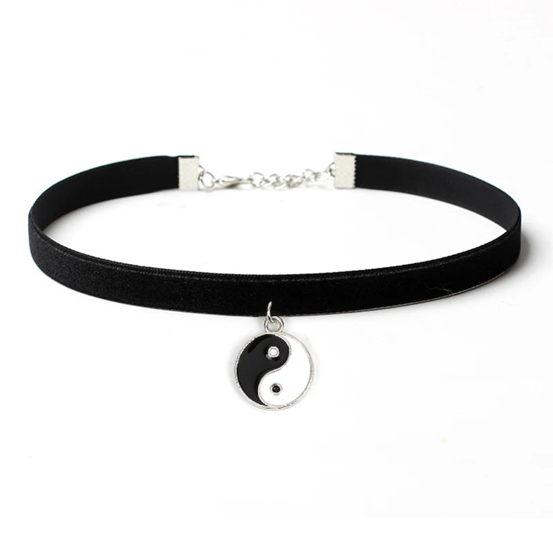 Style 24 - Velvet Lace Choker Necklace - Gothic Boudoir Jewelry - Women's Black Velvet Necklace