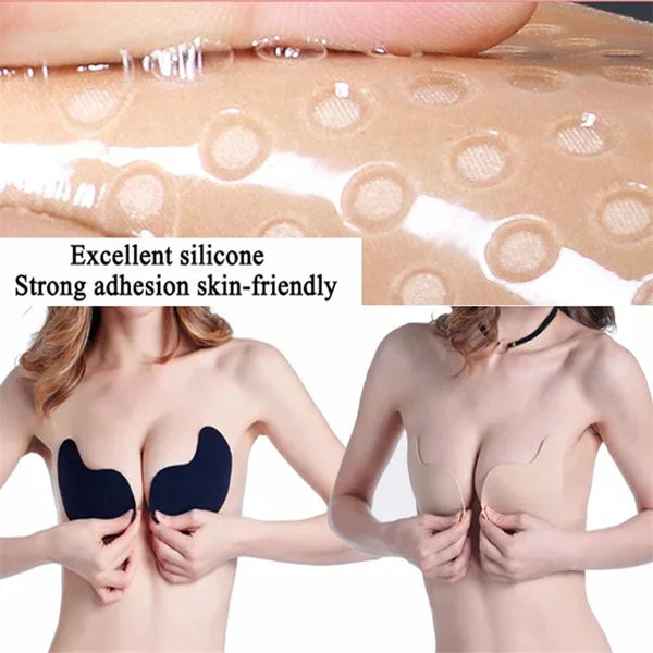 Strong adhesion skin-friendly silicone bra cups